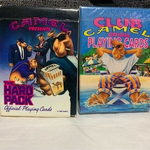 Vintage Camel Joe Playing Cards Lot Of 2 One Opened An One Sealed